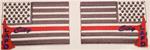 Thin Red Line LAFD City American Flag Axe Patch Heat seal